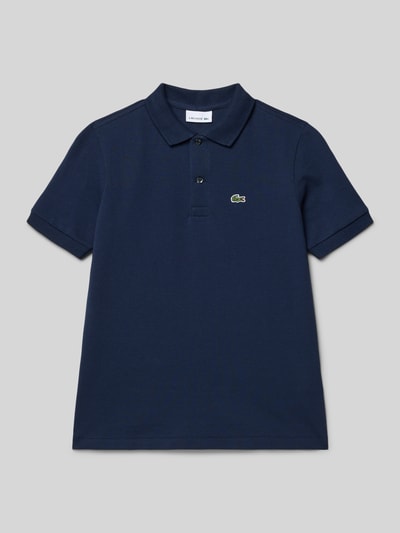 Lacoste Regular Fit Poloshirt aus reiner Baumwolle Marine 1