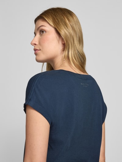 Marc O'Polo Regular Fit T-Shirt aus reiner Baumwolle Dunkelblau 3