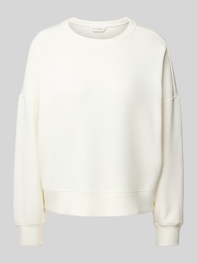 MSCH Copenhagen Sweatshirt mit überschnittenen Schultern Modell 'Dalvina Ima Q' Offwhite 2