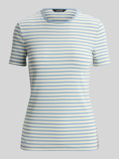 Lauren Ralph Lauren Regular Fit T-Shirt aus Baumwoll-Mix Hellblau 2