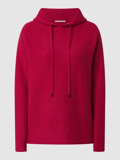 (The Mercer) N.Y. Hoodie van kasjmier  Fuchsia - 2