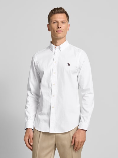 PAUL SMITH Freizeithemd mit Knopfleiste Offwhite 4
