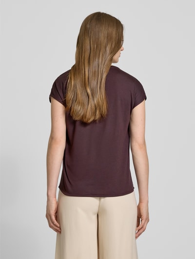 OPUS T-shirt met ronde hals, model 'Sopika' Donkerbruin - 5