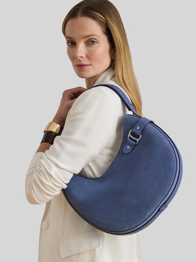 Lauren Ralph Lauren Handtas van echt suède veloursleder Blauw - 1