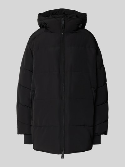 WITHBLACK Steppjacke mit Kapuze Black 2