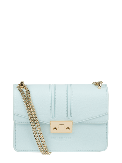 Seidenfelt Crossbody Bag in Leder-Optik Modell 'Roros' Hellblau 2