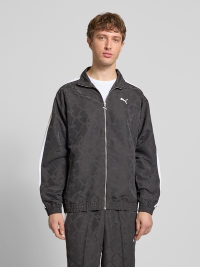 PUMA Performance Trainingsjacke mit Reißverschluss und Logo Black 4