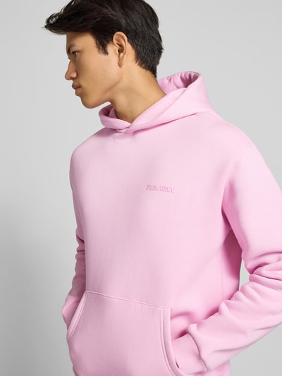 REVIEW Hoodie mit Label-Print Rosa 3