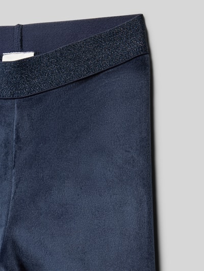 s.Oliver RED LABEL Slim Fit Leggings aus Samt Marine 2