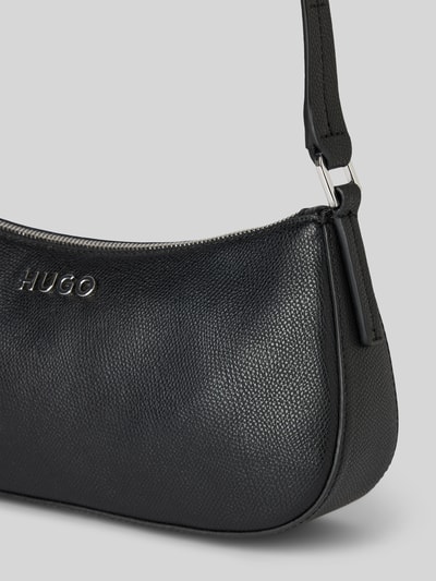 HUGO Handtas met labeldetails, model 'Chris' Zwart - 3