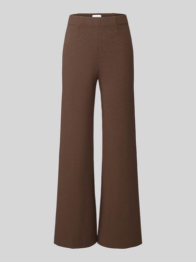 SEDUCTIVE Regular Fit Weite Hose aus Viskose-Mix Modell 'KIMBERLEY' Schoko 2