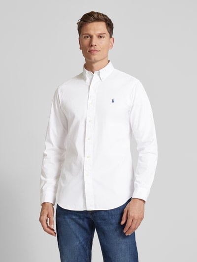 Polo Ralph Lauren Freizeithemd mit Knopfleiste Weiss 4