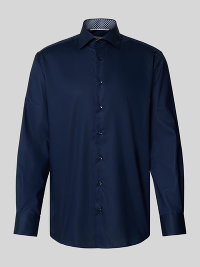 ETERNA Regular Fit Freizeithemd mit Kentkragen Modell 'Kent' Marine 2