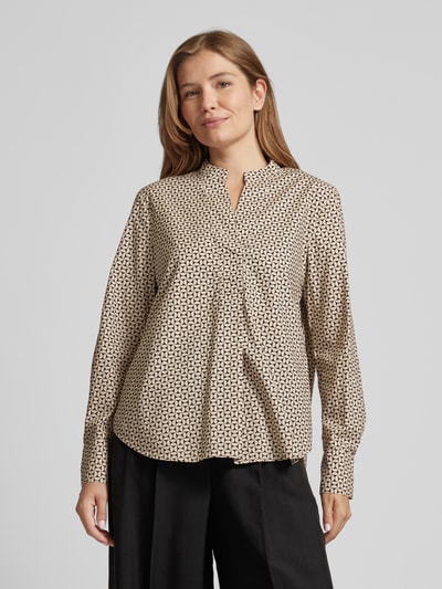 Marc O'Polo Bluse mit Tunika Kragen Beige 4