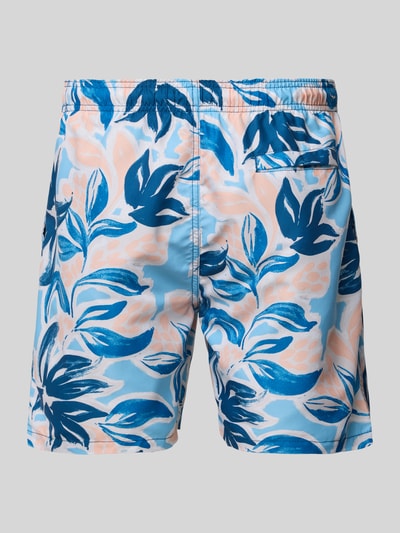 Shiwi Regular Fit Badehose mit Label-Patch Modell 'Mike' Hellblau 3