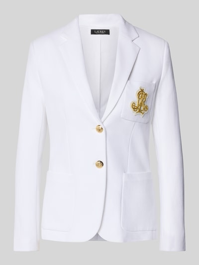 Lauren Ralph Lauren Żakiet z kołnierzem z połami model ‘ANFISA’ Biały 2