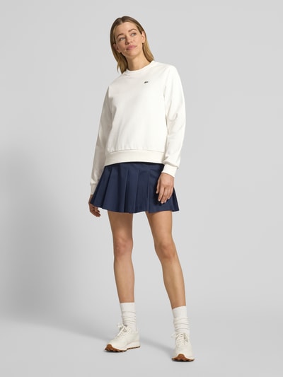 Lacoste Sport Relaxed fit sweatshirt van puur katoen Offwhite - 1