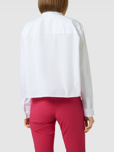 Jake*s Casual Hemdbluse mit Brusttasche Weiß 5