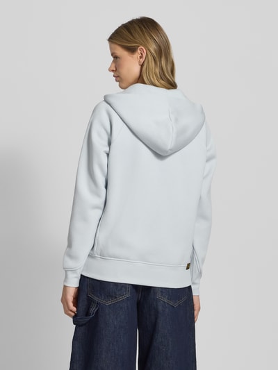 G-Star RAW Sweatjacke mit Label-Stitching Modell 'Premium core' Hellblau 5