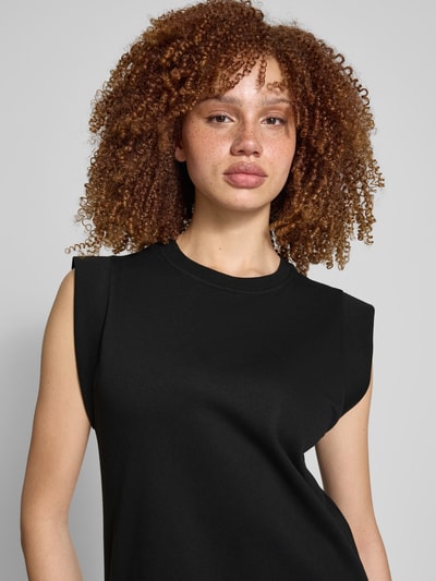 Pieces Loose fit sweatjurk van katoenmix, model 'CHILLI SUMMER' Zwart - 3