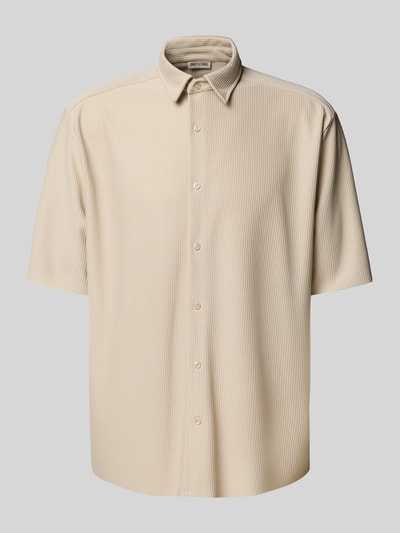 Only & Sons Relaxed Fit Freizeithemd mit 1/2-Arm Modell 'BOYY' Sand 2