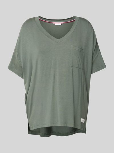 TOMMY HILFIGER T-shirt met borstzak Olijfgroen - 2