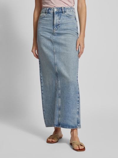 JAKE*S STUDIO WOMAN Jeansrok met loopsplit Rookblauw - 4