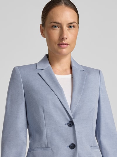 Christian Berg Woman Selection Slim Fit Blazer mit Eingrifftaschen und Reverskragen Hellblau 3