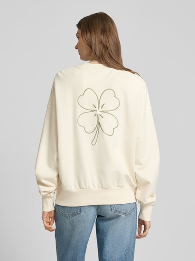 Armedangels Sweatshirt mit Logo-Print Modell 'ALIZAA FORTUNE' Offwhite 5