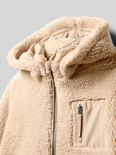 Only Regular Fit Jacke aus Teddyfell Modell 'SASCHA' Sand 2