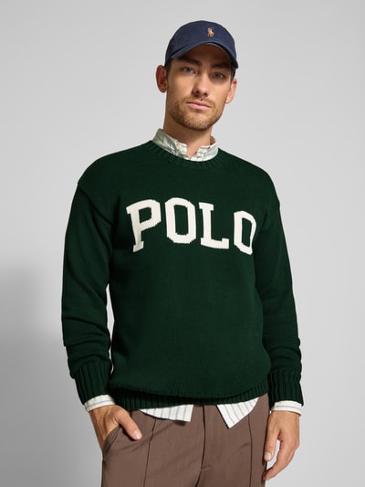 Polo Ralph Lauren Strickpullover mit Rundhalsausschnitt Gruen 3