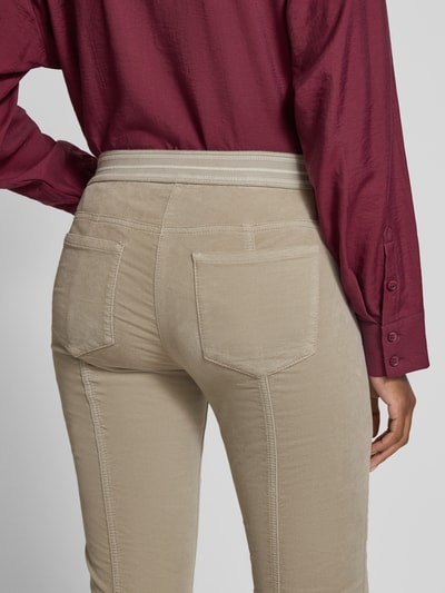 Luisa Cerano Hose mit Eingrifftaschen Beige 3