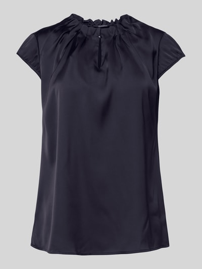 comma Blusenshirt mit gelegten Falten Black 2