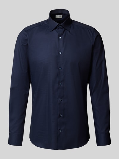OLYMP Level Five Slim fit zakelijk overhemd met kentkraag Marineblauw - 2