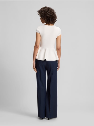 HUGO Regular Fit Top aus Viskose-Mix Modell 'Siefata' Offwhite 5