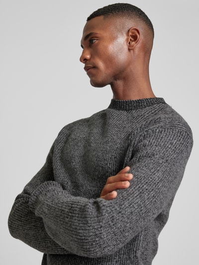 Antony Morato Gebreide pullover met ronde hals Antraciet - 3