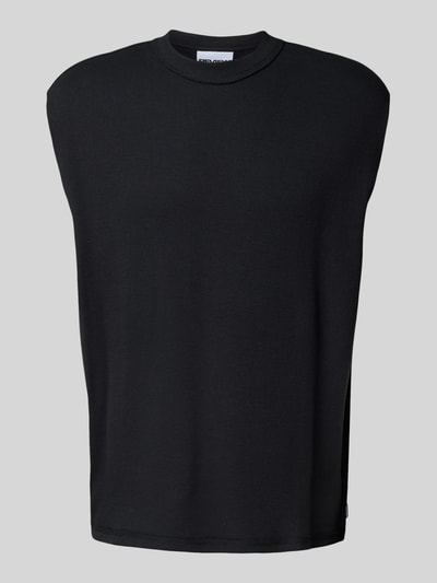 REVIEW Tanktop mit Strukturmuster Black 2