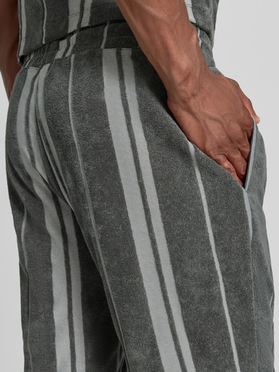 Tom Tailor relaxed fit short van katoenmix Olijfgroen - 3