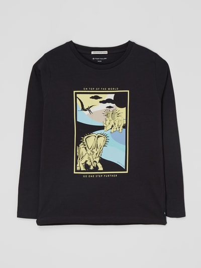 Tom Tailor Longsleeve mit Print  Graphit 1