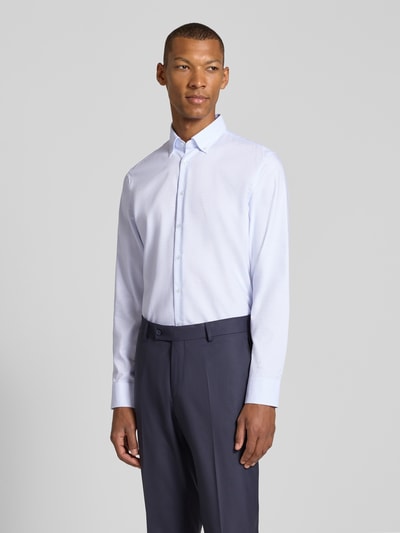 Seidensticker Slim Fit Businesshemd aus reiner Baumwolle Modell 'New B.D.' Bleu 4
