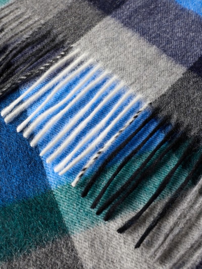 Ascot Schal aus Woll-Kaschmir-Mix Blau 2