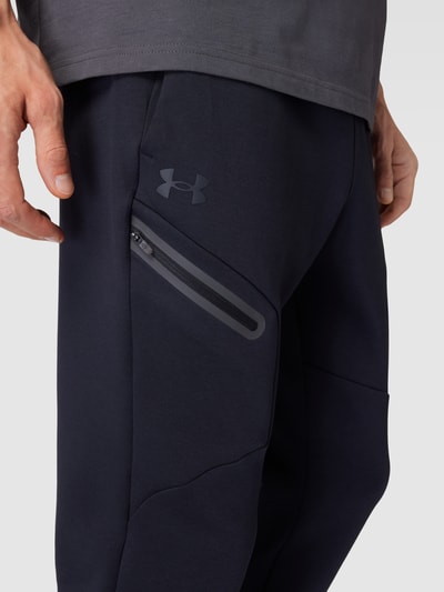 Under Armour Sweatbroek met logoprint Zwart - 3