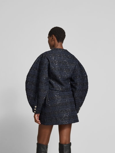 ROTATE Jacke mit Knopfleiste Dunkelblau 5