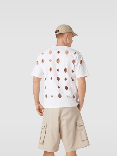 Kochè T-Shirt mit Cut Outs Weiss 5