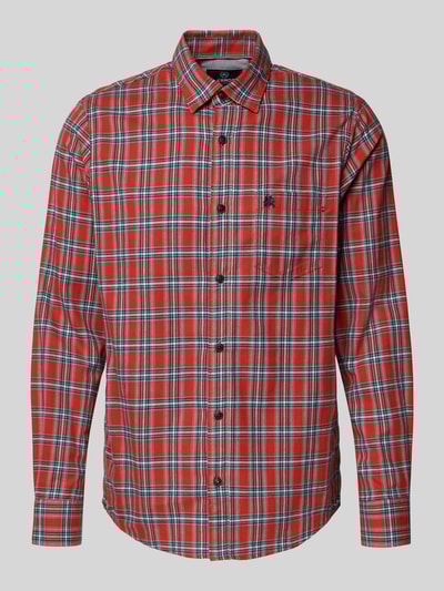 Lerros Koszula casualowa z listwą guzikową Czerwony 2