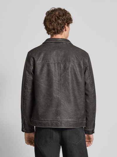 JACK & JONES Jack met kentkraag, model 'CASABLANCA'' BLACK - 5