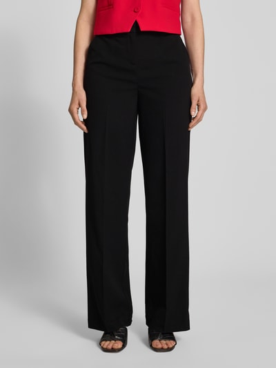 B.Young Straight fit pantalon met persplooien, model 'DANTA' Zwart - 4