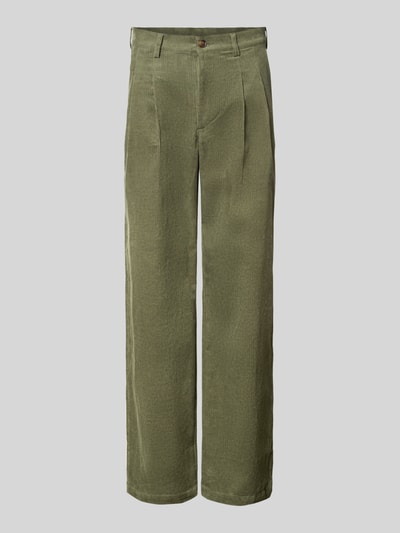 PROHIBITED Cordhose mit Gesäßtaschen Oliv 2