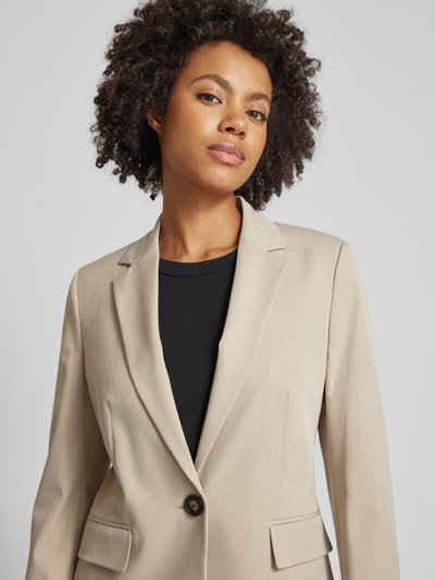 Christian Berg Woman Selection Blazer met reverskraag Zand - 3