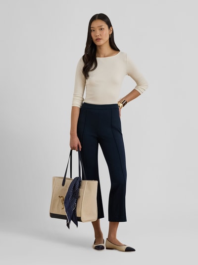 Lauren Ralph Lauren Strickshirt mit 3/4 Arm aus Baumwoll-Mix Sand 1